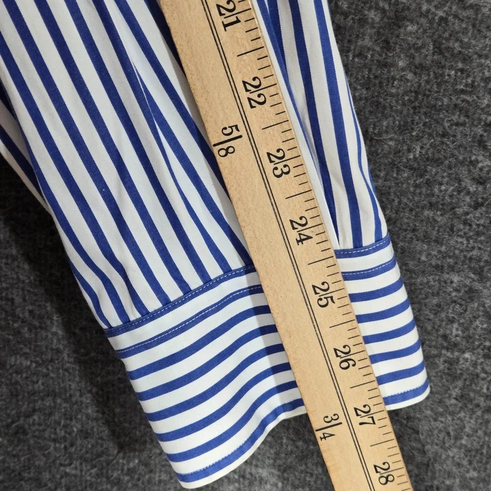Polo Ralph Lauren Button‎ Shirt Bradford Classic Fit Stripe Sz 2XL Blue / White